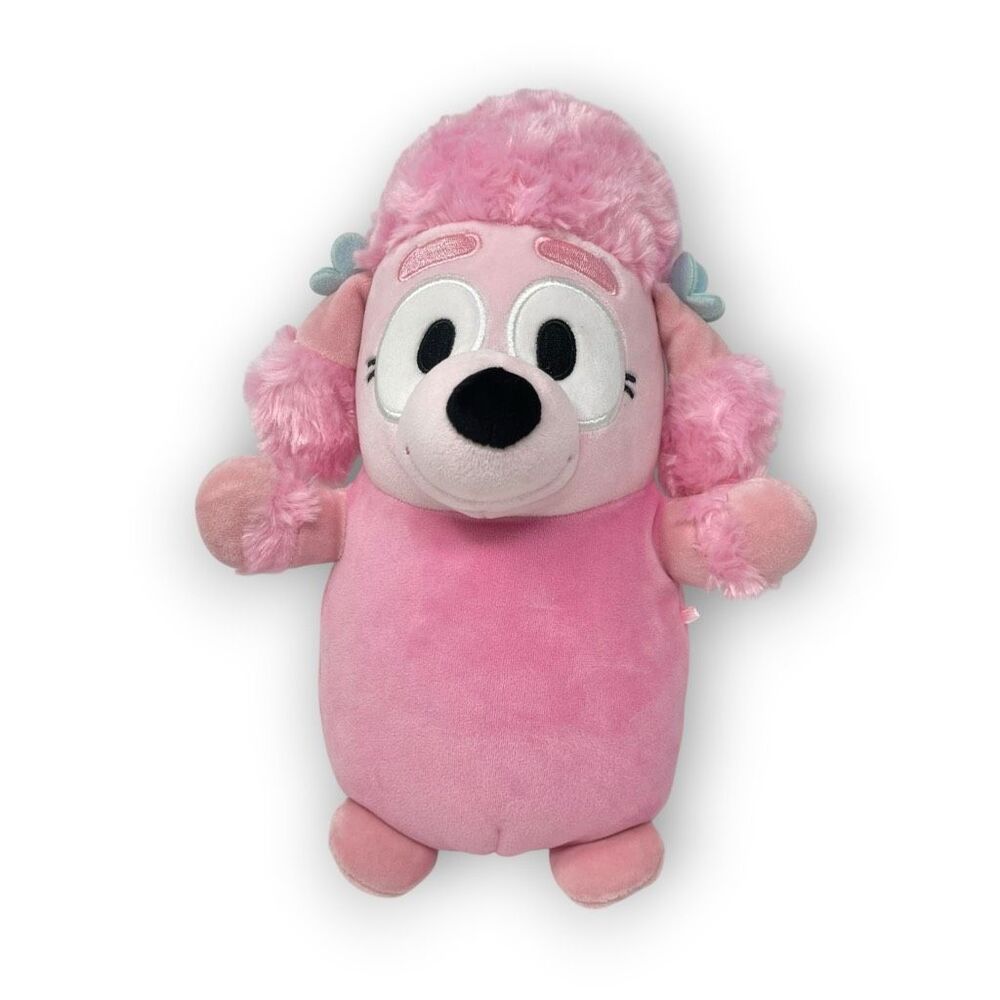Squishmallows HugMees Bluey & Friends Coco the Pink Poodle Stuffed Plush Animal